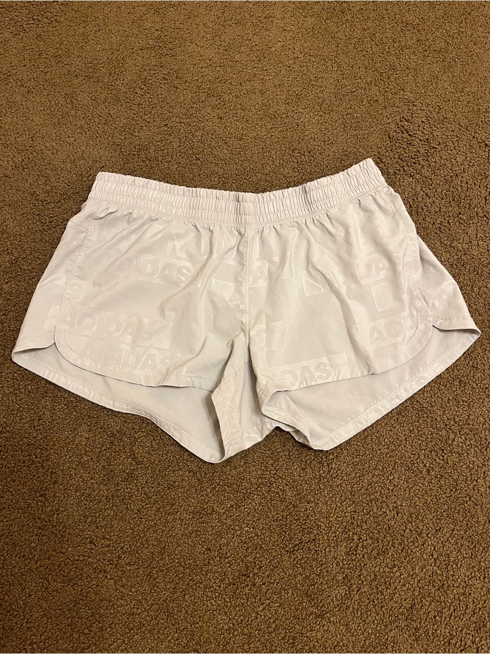 adidas light grey Women's Athletic Running Shorts